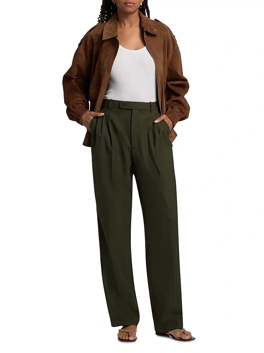 ARMA Women's Halti Suede Bomber Jacket | Thumbnail 2 ARMA Women's Halti Suede Bomber Jacket | Thumbnail 2