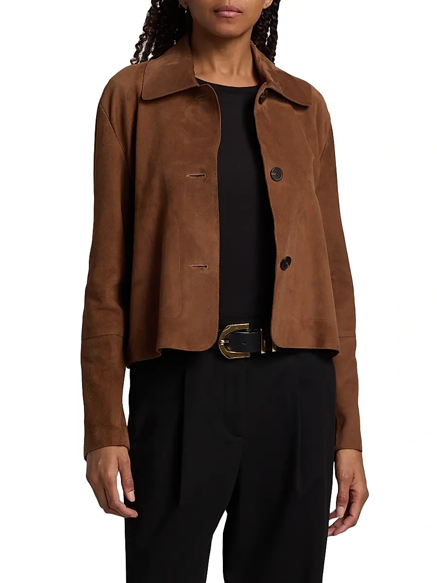 ARMA Women's Emy Suede Jacket | Thumbnail 3 ARMA Women's Emy Suede Jacket | Thumbnail 3