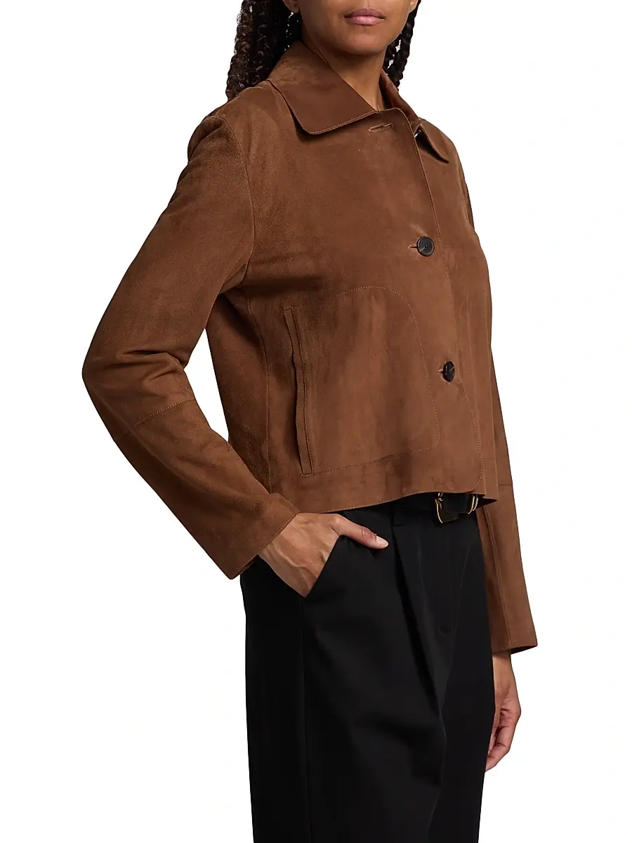 ARMA Women's Emy Suede Jacket | Thumbnail 4 ARMA Women's Emy Suede Jacket | Thumbnail 4