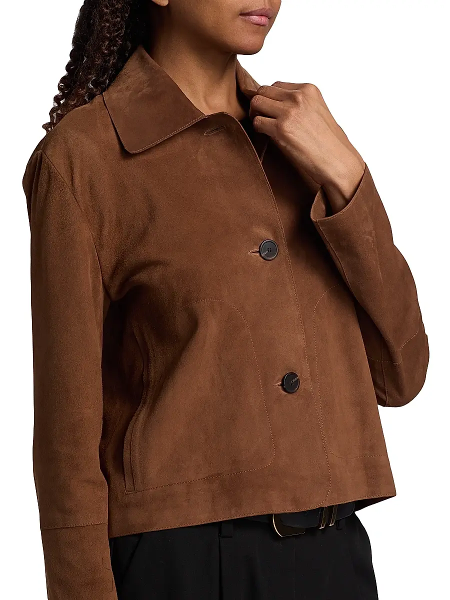ARMA Women's Emy Suede Jacket | Thumbnail 6 ARMA Women's Emy Suede Jacket | Thumbnail 6