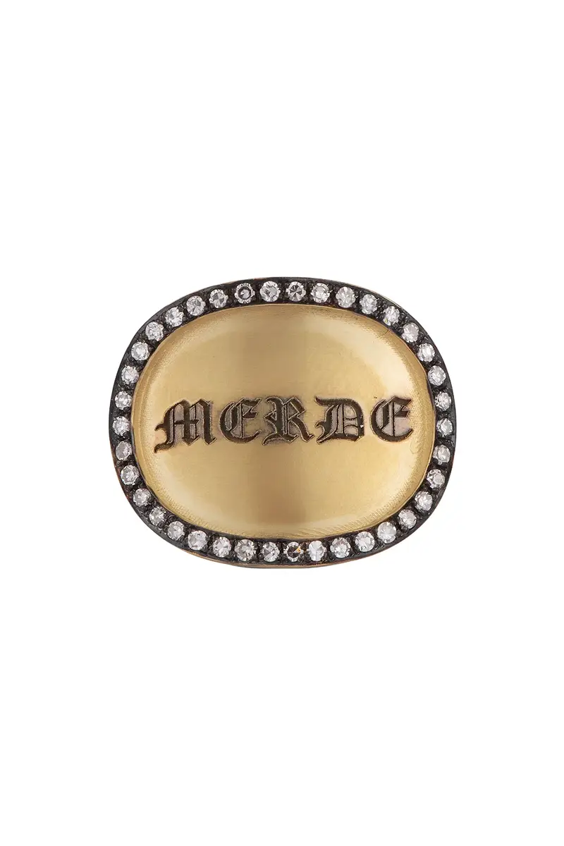 Sylva & Cie Diamond Merde Ring | Image 1 Sylva & Cie Diamond Merde Ring | Image 1