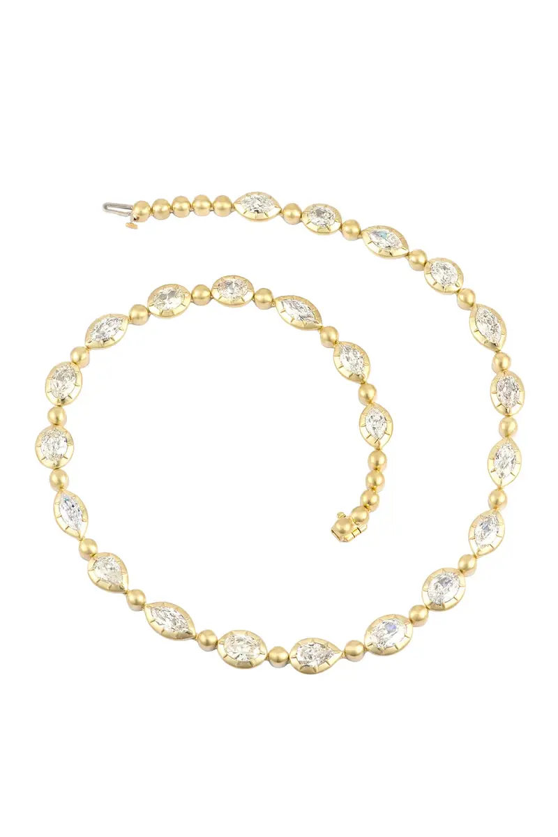 Sylva & Cie Diamond Old Cut Riviera Necklace | Image 1 Sylva & Cie Diamond Old Cut Riviera Necklace | Image 1