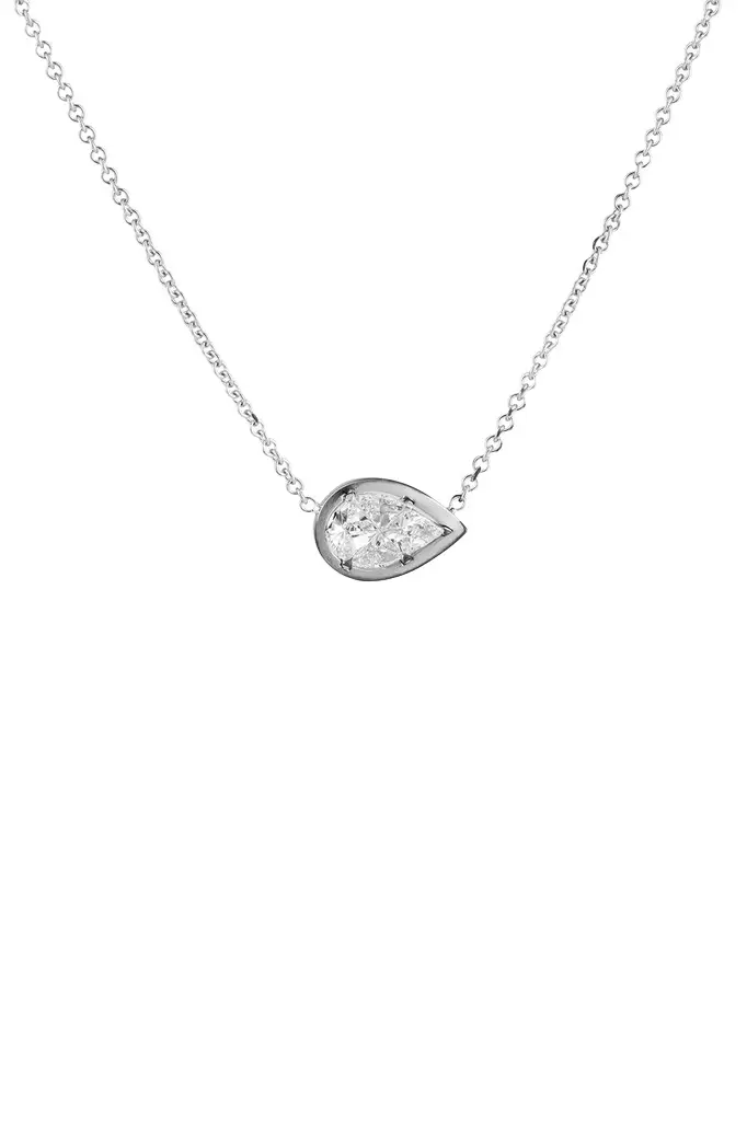 Sylva & Cie Diamond Pear Mosaic Necklace | Image 1 Sylva & Cie Diamond Pear Mosaic Necklace | Image 1