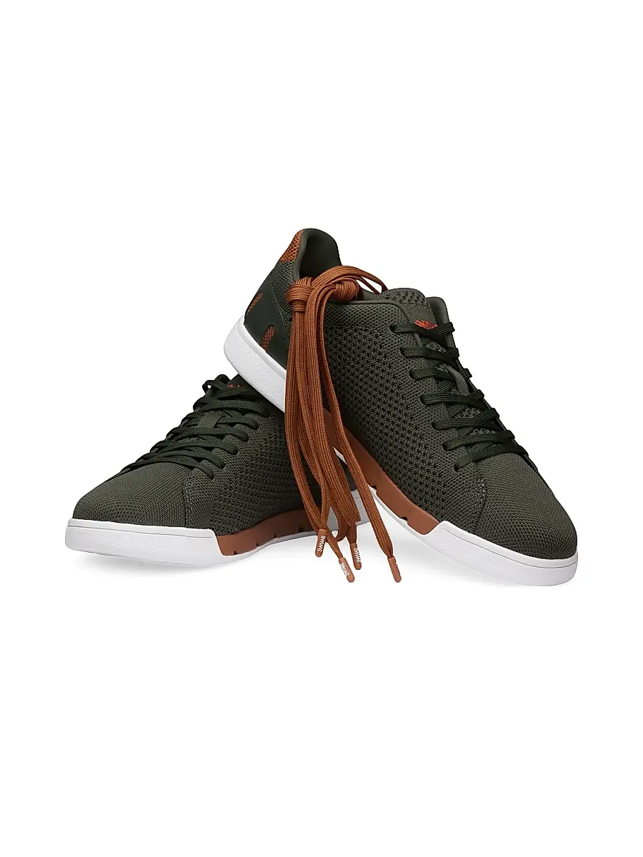 SWIMS Men's Breeze Tennis Knit Low-Top Sneakers | Thumbnail 4 SWIMS Men's Breeze Tennis Knit Low-Top Sneakers | Thumbnail 4