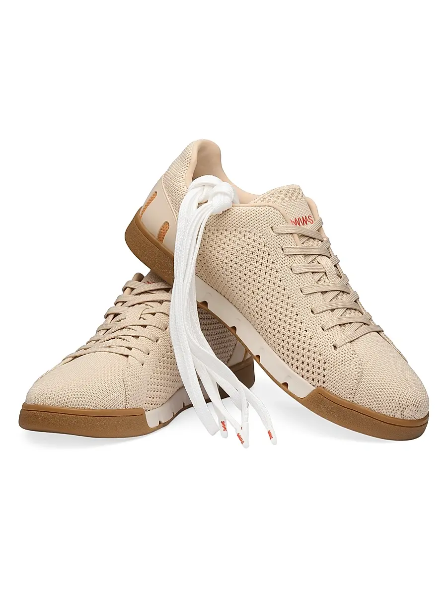 SWIMS Men's Breeze Tennis Knit Low-Top Sneakers | Thumbnail 4 SWIMS Men's Breeze Tennis Knit Low-Top Sneakers | Thumbnail 4