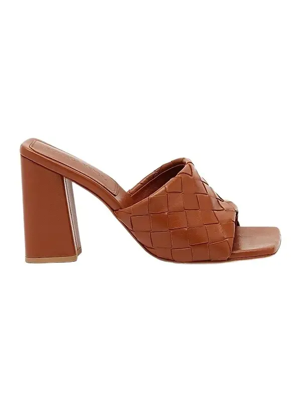 Women's Parco 90MM Intrecciato Leather Mules Women's Parco 90MM Intrecciato Leather Mules