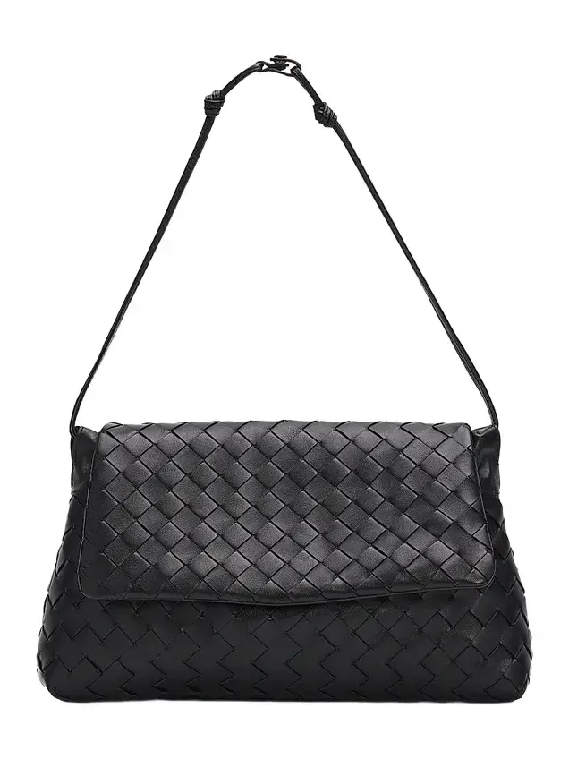 Women's Giorno Intrecciato-Leather Pouch
