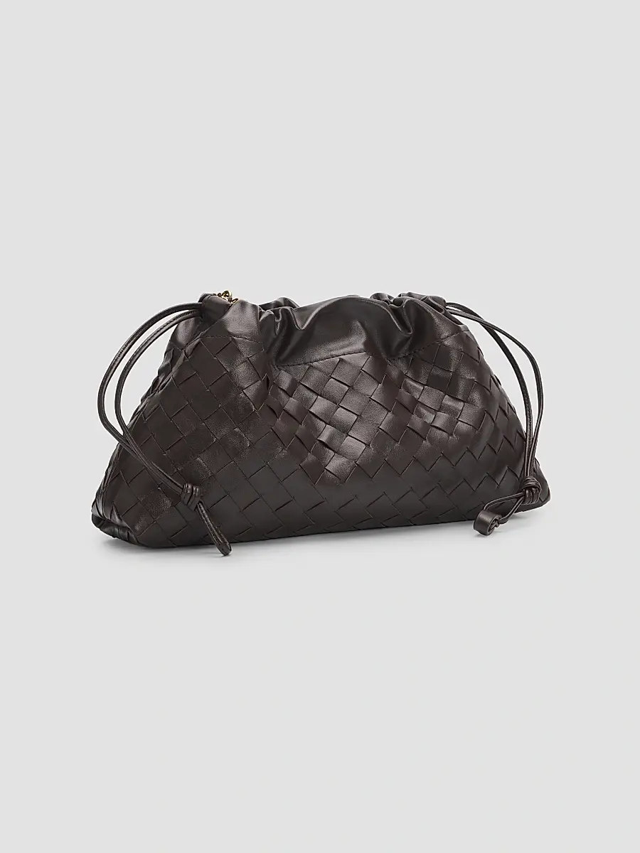 Bottega Veneta Women's Dustbag Notte Intrecciato Leather Chain Shoulder Bag | Thumbnail 3 Bottega Veneta Women's Dustbag Notte Intrecciato Leather Chain Shoulder Bag | Thumbnail 3