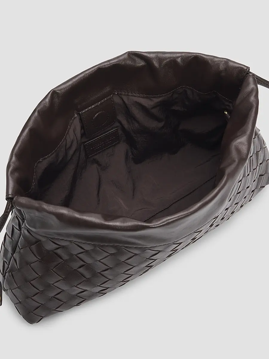 Bottega Veneta Women's Dustbag Notte Intrecciato Leather Chain Shoulder Bag | Thumbnail 4 Bottega Veneta Women's Dustbag Notte Intrecciato Leather Chain Shoulder Bag | Thumbnail 4
