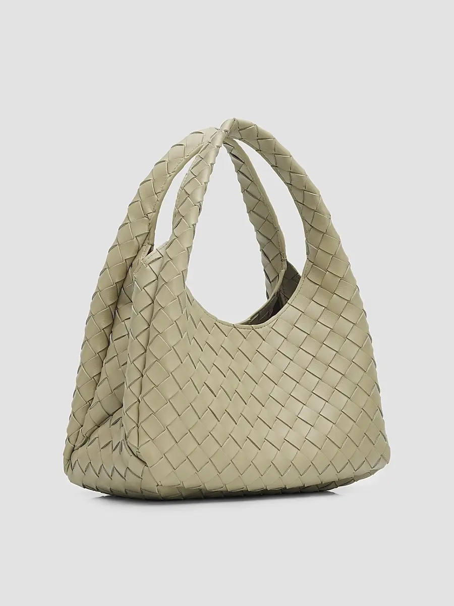 Bottega Veneta Women's Campana Small Intrecciato-Leather Shoulder Bag | Thumbnail 3 Bottega Veneta Women's Campana Small Intrecciato-Leather Shoulder Bag | Thumbnail 3