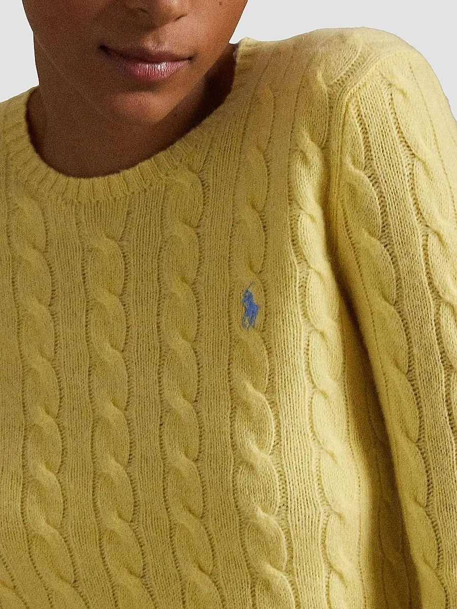 Polo Ralph Lauren Women's Julianna Cable-Knit Wool-Cashmere Sweater | Thumbnail 5 Polo Ralph Lauren Women's Julianna Cable-Knit Wool-Cashmere Sweater | Thumbnail 5
