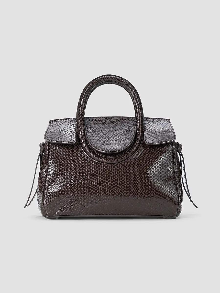 Staud Women's Maude Mini Snakeskin Embossed Carryall Bag | Thumbnail 2 Staud Women's Maude Mini Snakeskin Embossed Carryall Bag | Thumbnail 2