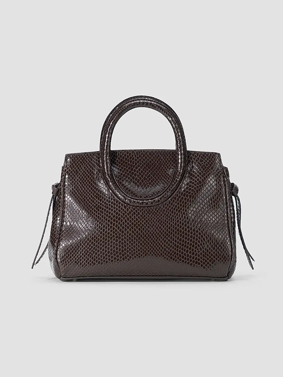 Staud Women's Maude Mini Snakeskin Embossed Carryall Bag | Thumbnail 3 Staud Women's Maude Mini Snakeskin Embossed Carryall Bag | Thumbnail 3