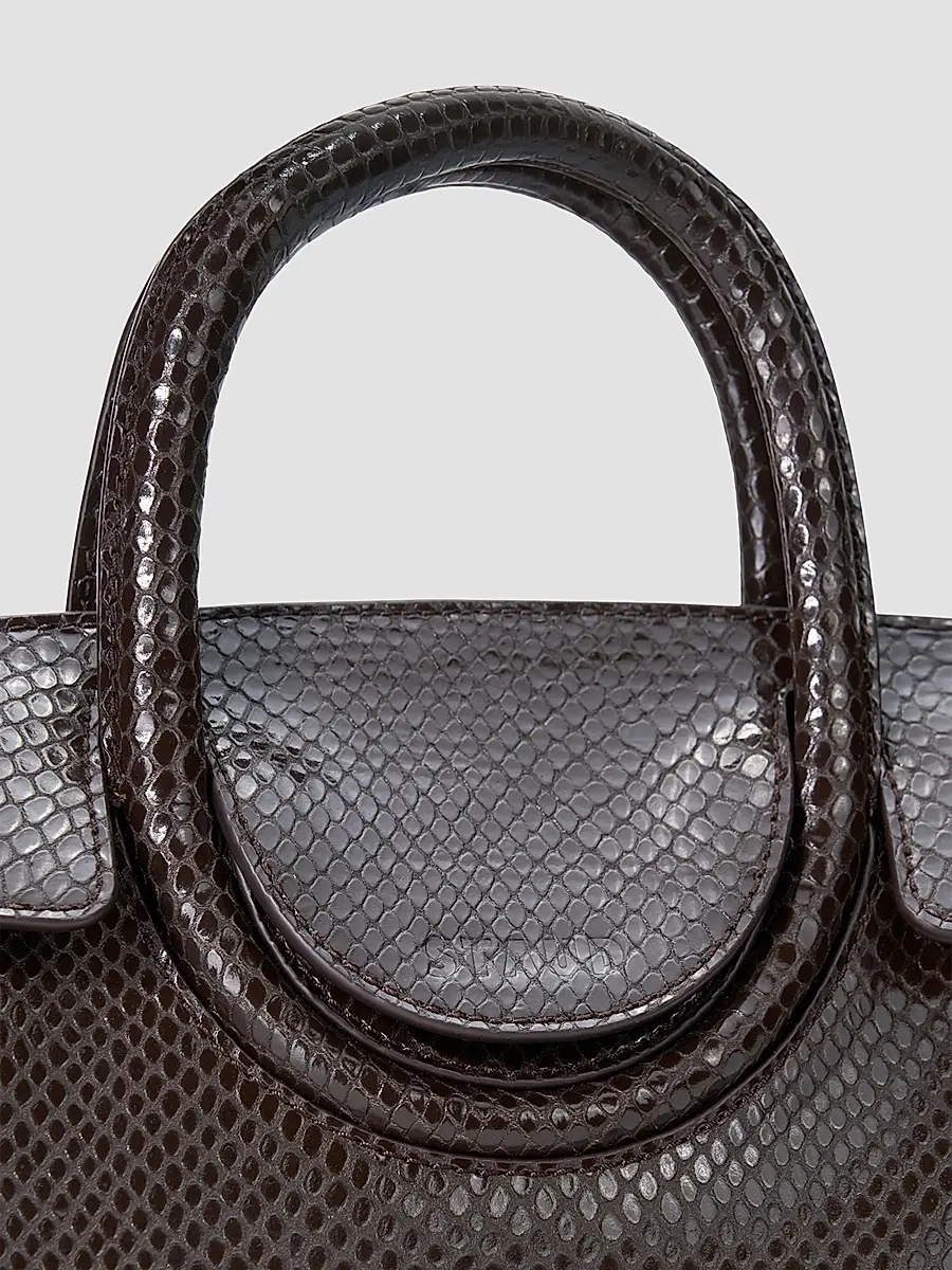 Staud Women's Maude Mini Snakeskin Embossed Carryall Bag | Thumbnail 5 Staud Women's Maude Mini Snakeskin Embossed Carryall Bag | Thumbnail 5