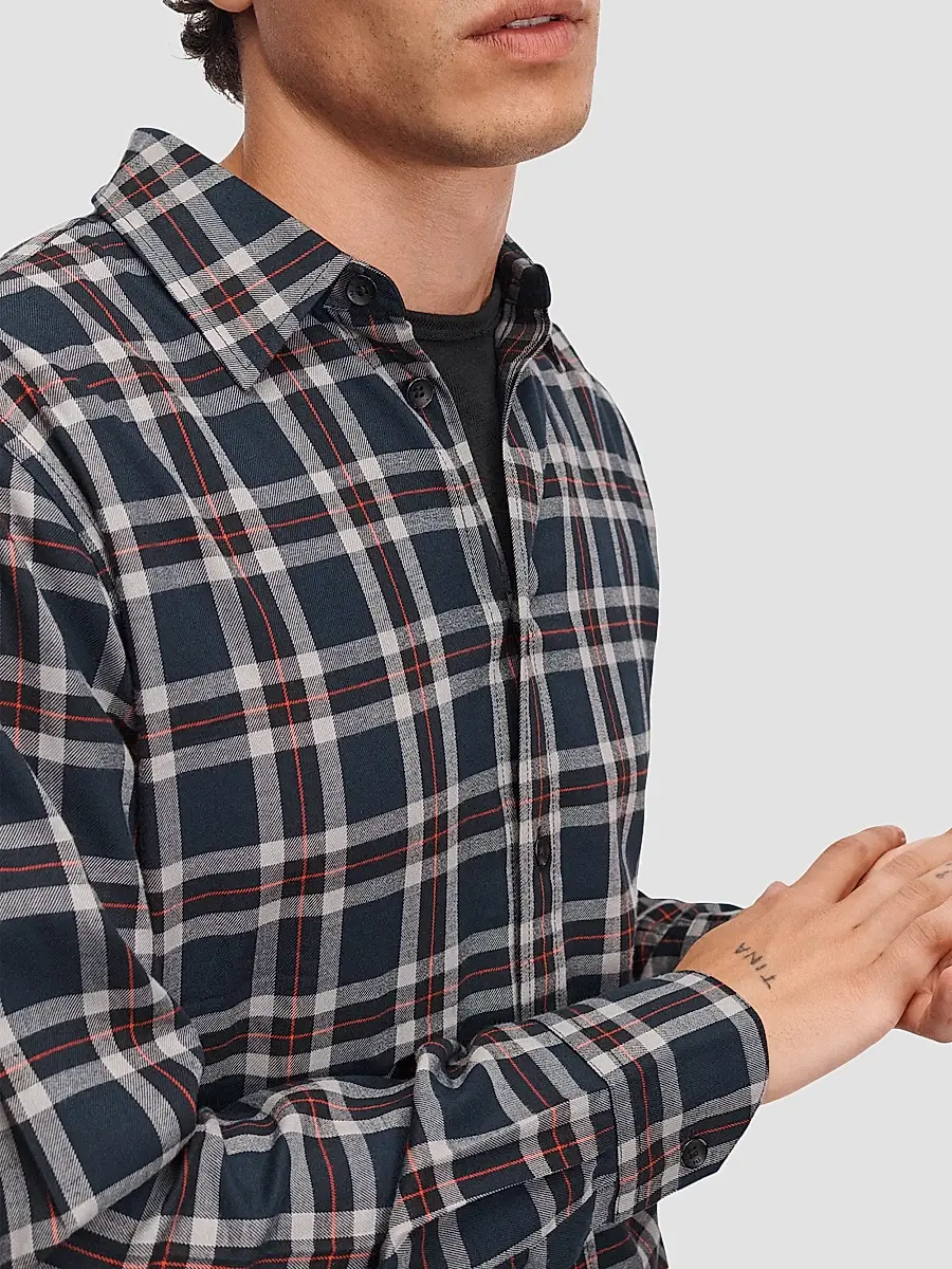 rag & bone Men's Tomlin Plaid Cotton Flannel Shirt | Thumbnail 6 rag & bone Men's Tomlin Plaid Cotton Flannel Shirt | Thumbnail 6