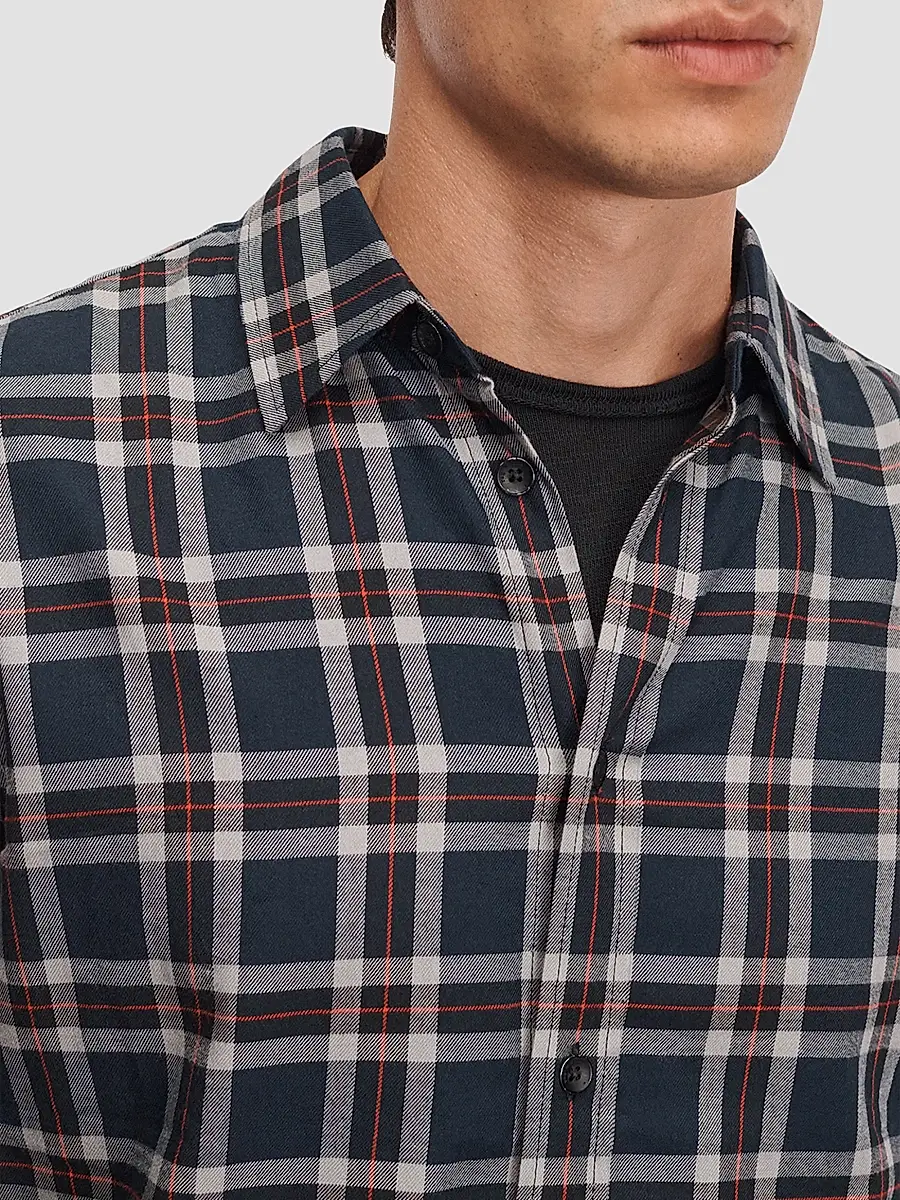 rag & bone Men's Tomlin Plaid Cotton Flannel Shirt | Thumbnail 7 rag & bone Men's Tomlin Plaid Cotton Flannel Shirt | Thumbnail 7