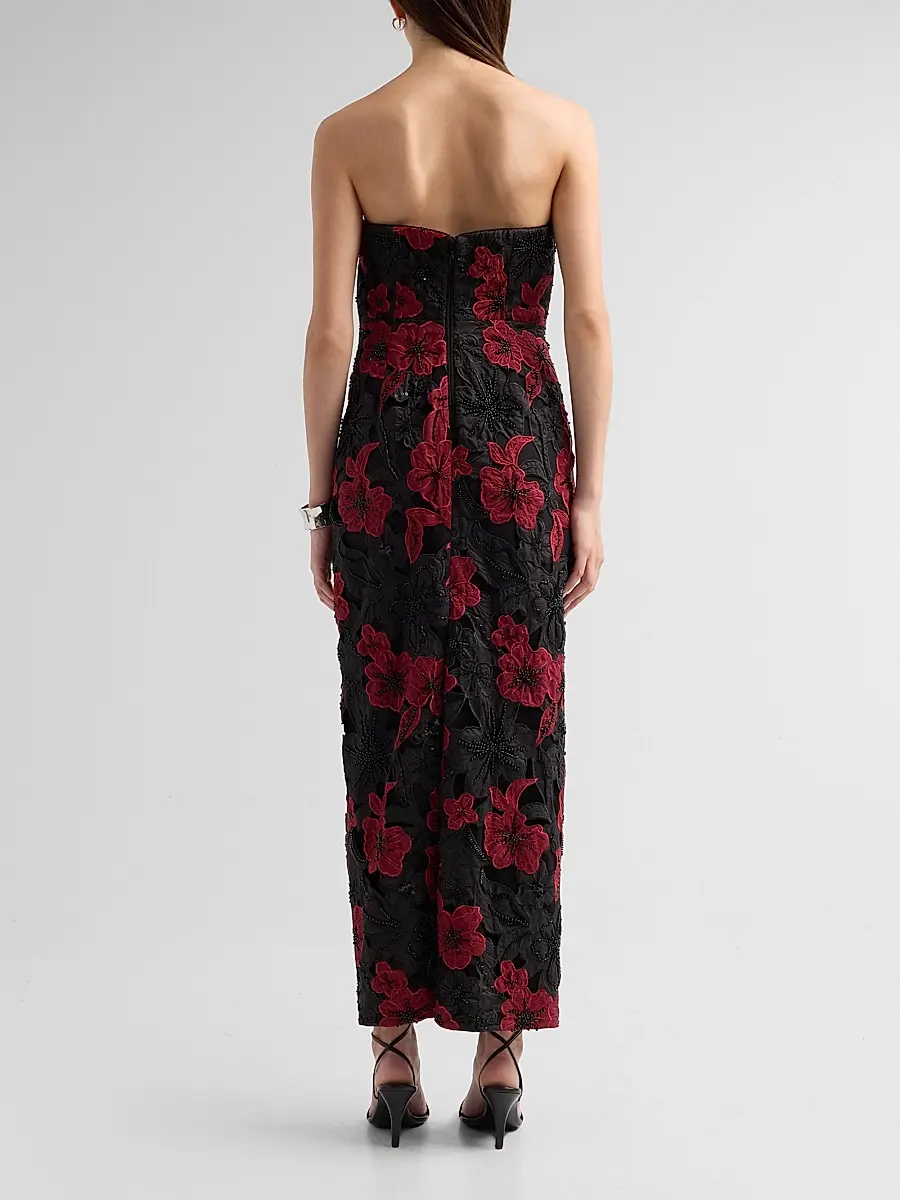 Milly Women's Orion Grand Floral Lace Maxi Dress | Thumbnail 3 Milly Women's Orion Grand Floral Lace Maxi Dress | Thumbnail 3