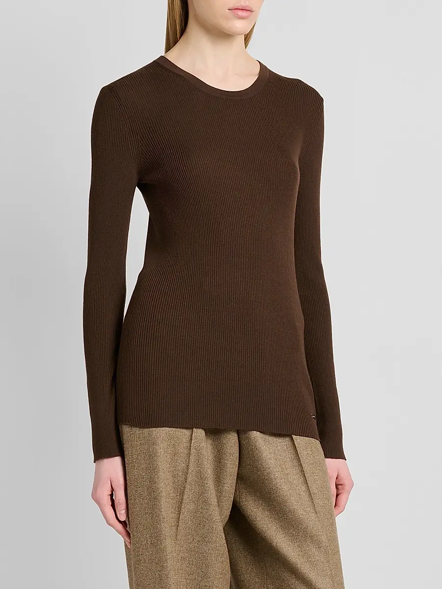 Kiton Women's Fitted Wool Sweater | Thumbnail 4