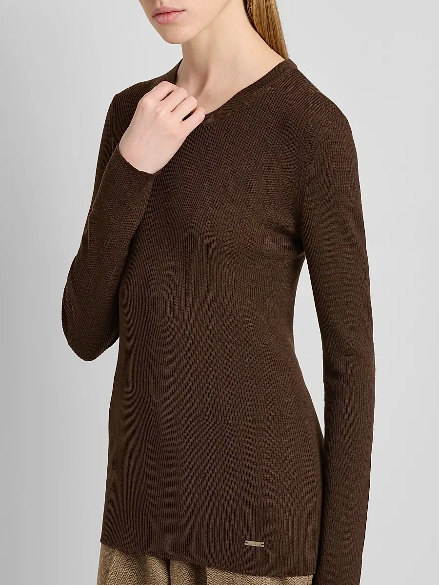 Kiton Women's Fitted Wool Sweater | Thumbnail 5