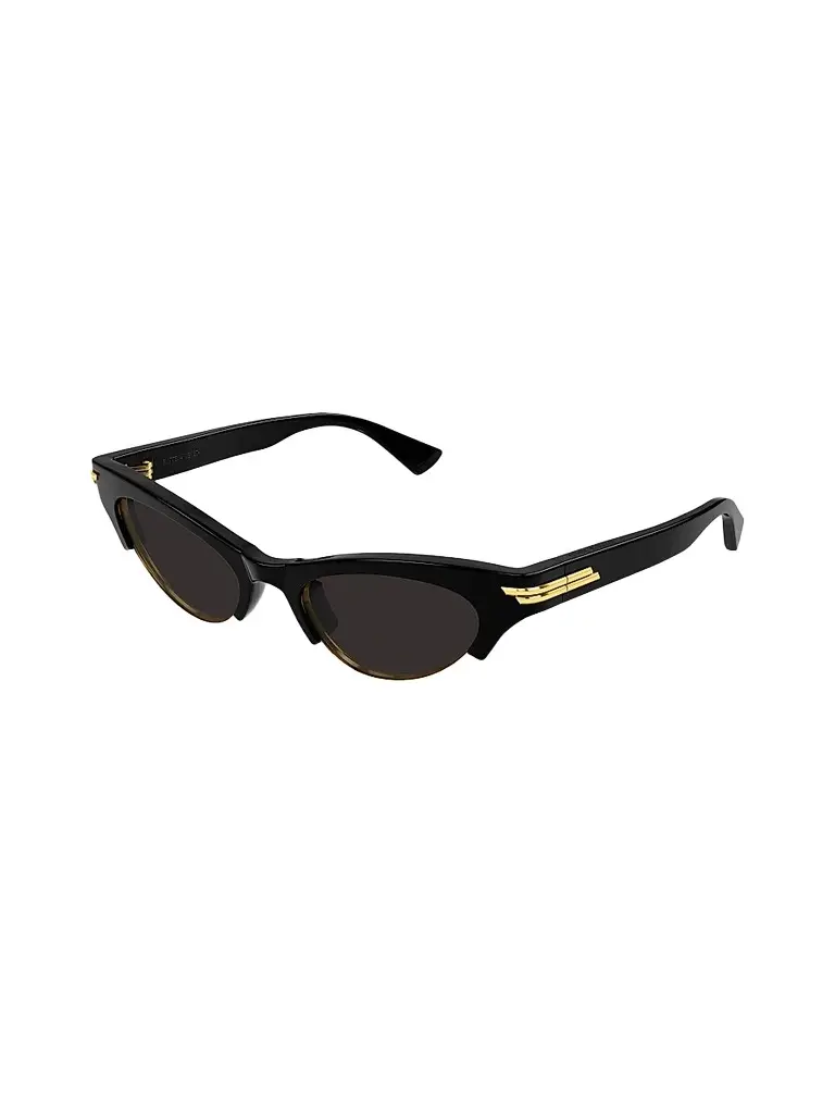 Bottega Veneta Women's Bold Ribbon 52MM Cat-Eye Sunglasses - Black | Image 1 Bottega Veneta Women's Bold Ribbon 52MM Cat-Eye Sunglasses - Black | Image 1