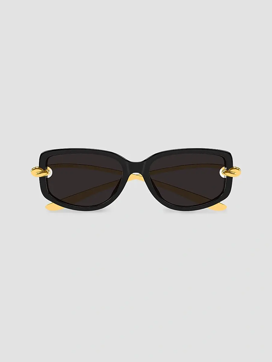 Bottega Veneta Women's Knot 59MM Rectangular Sunglasses | Thumbnail 2