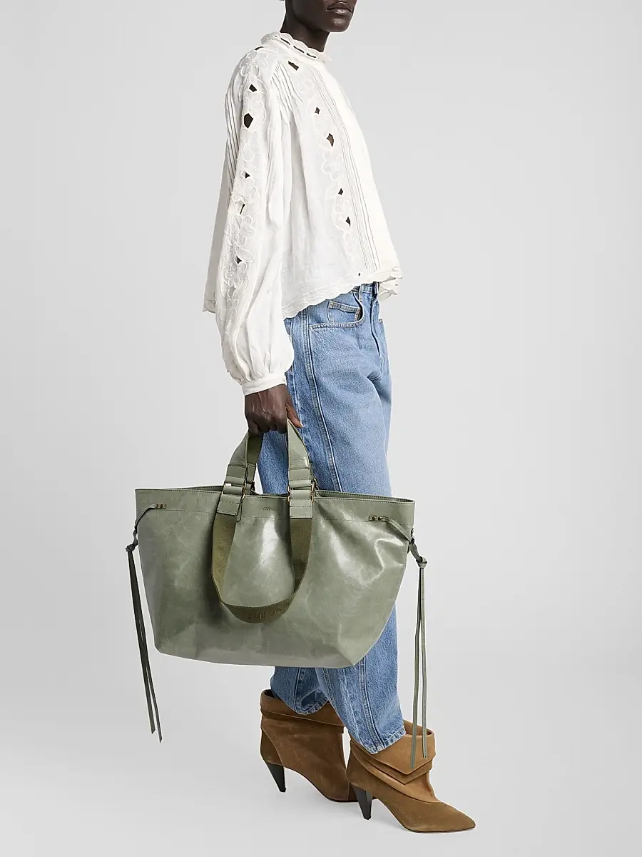 Isabel Marant Women's Wardy Leather Tote | Thumbnail 5