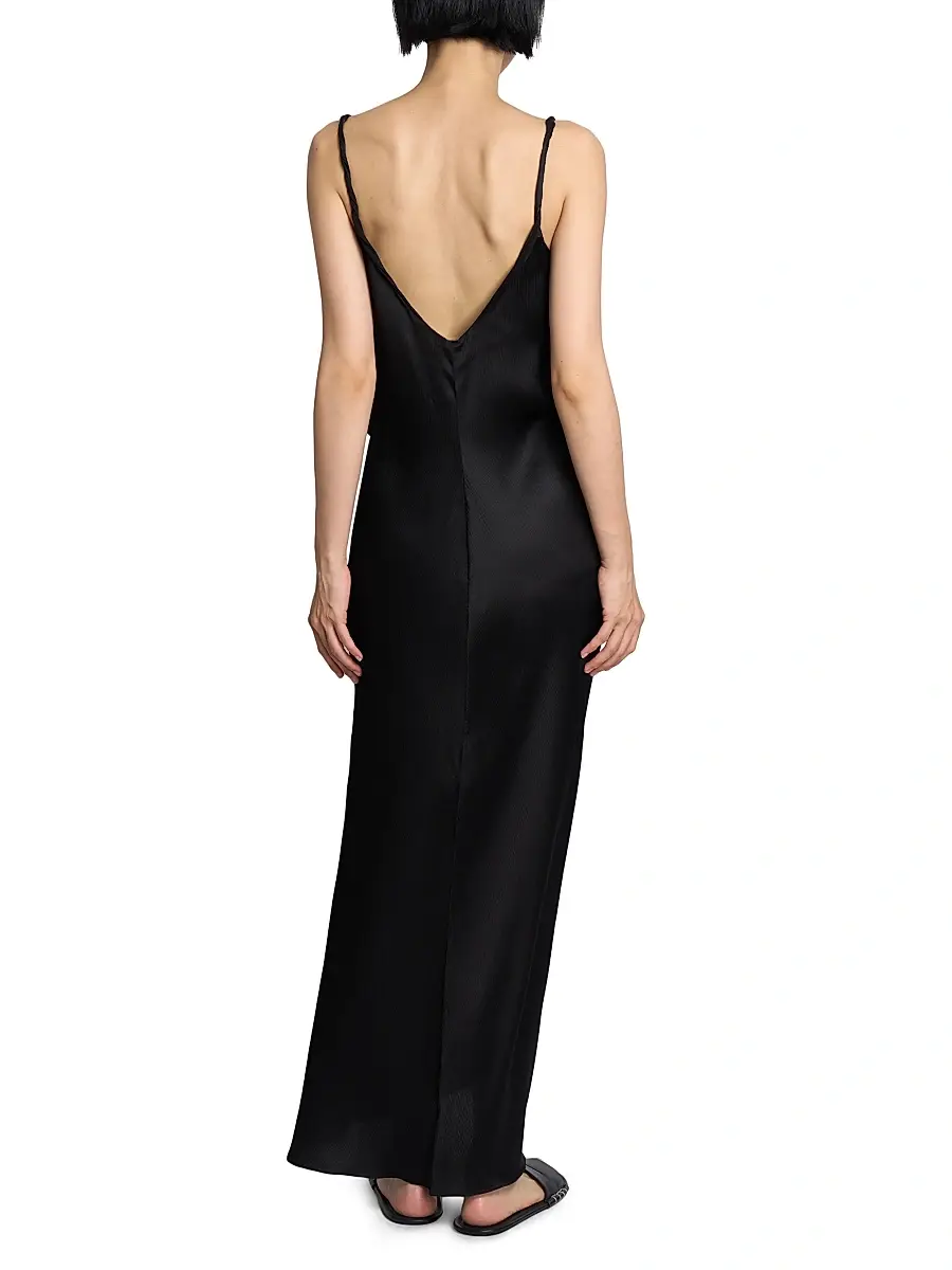 JW Anderson Women's Knotted Silk Maxi Dress | Thumbnail 5 JW Anderson Women's Knotted Silk Maxi Dress | Thumbnail 5