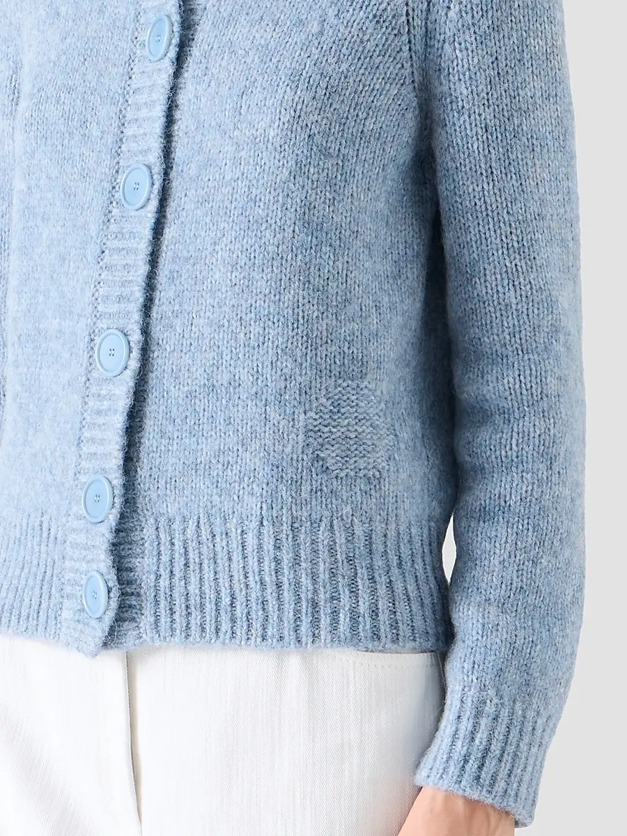 Akris punto Women's Fluffy Alpaca-Blend Cardigan | Thumbnail 5 Akris punto Women's Fluffy Alpaca-Blend Cardigan | Thumbnail 5