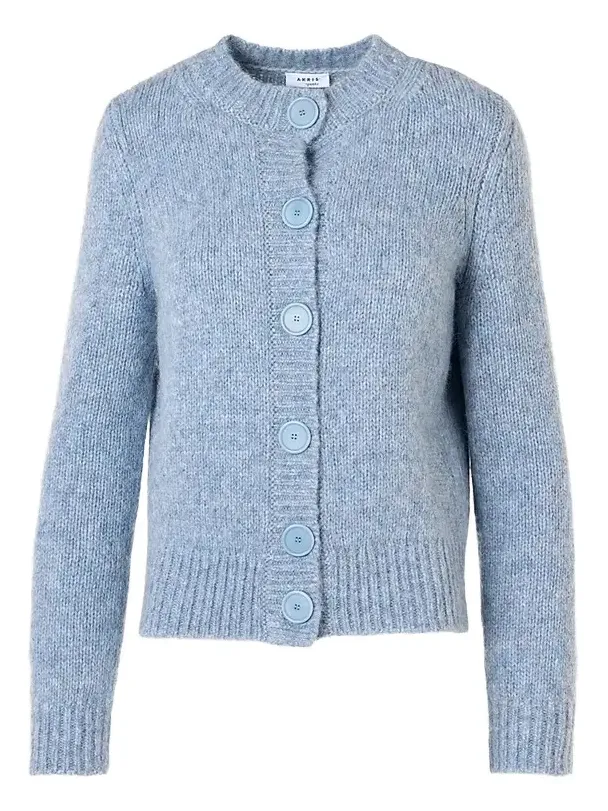 Women's Fluffy Alpaca-Blend Cardigan