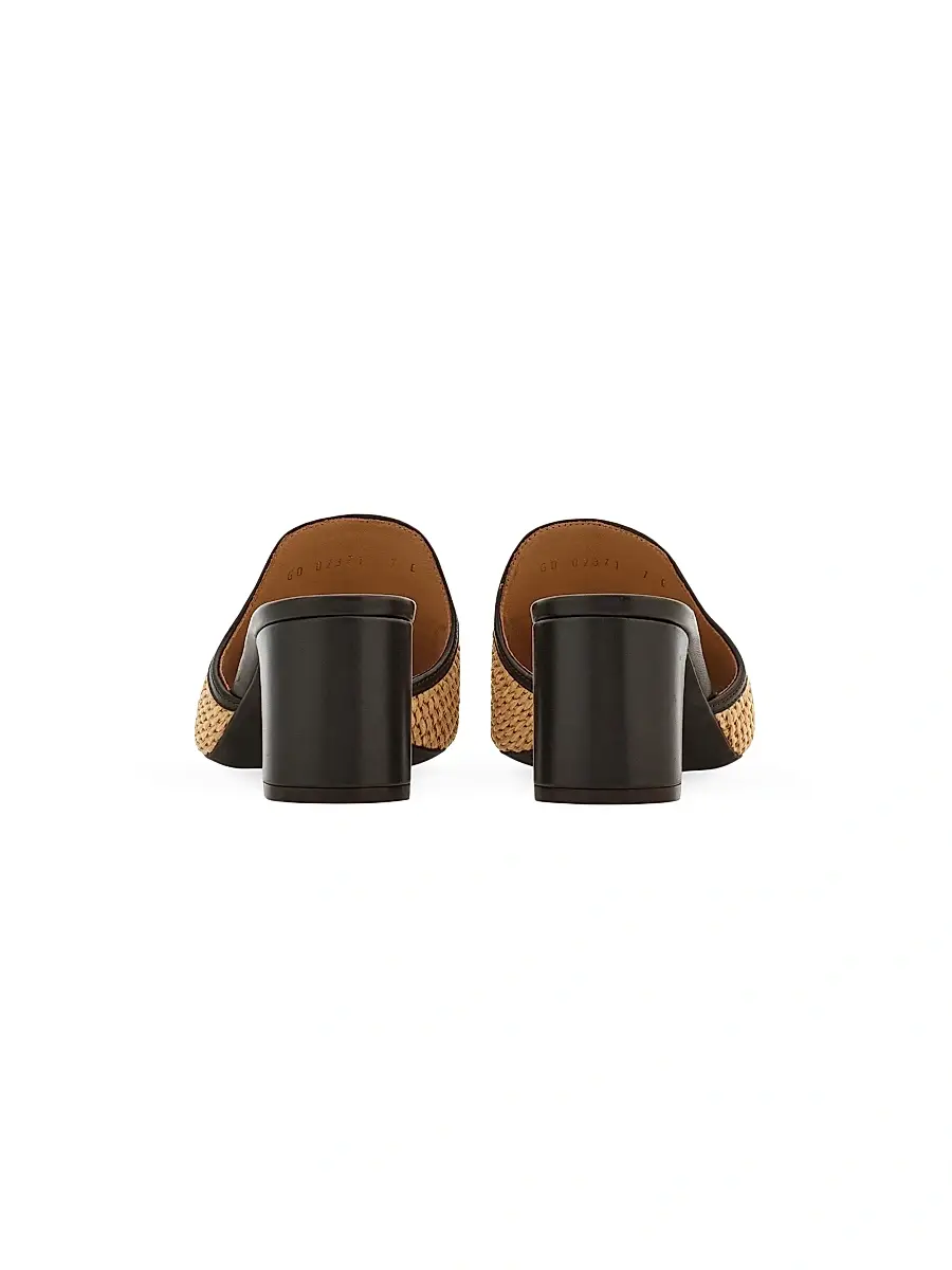 Ferragamo Women's Rexy 55MM Raffia Block-Heel Mules | Thumbnail 3 Ferragamo Women's Rexy 55MM Raffia Block-Heel Mules | Thumbnail 3
