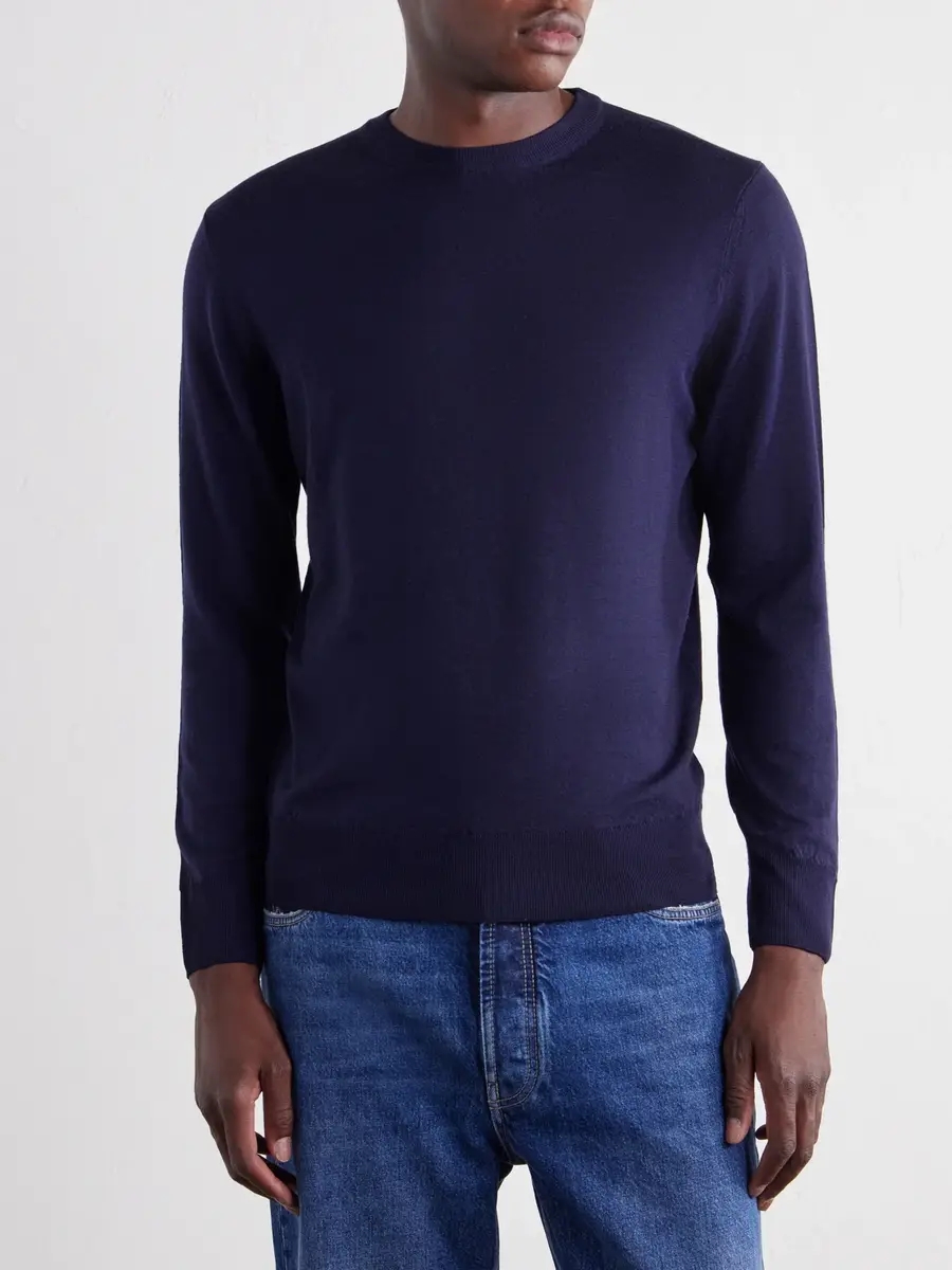 Canali Wool Sweater - Men | Thumbnail 3 Canali Wool Sweater - Men | Thumbnail 3
