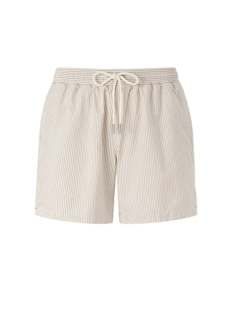 Orlebar Brown Boxer III Straight-Leg Mid-Length Seersucker Swim Shorts - Men | Image 1 Orlebar Brown Boxer III Straight-Leg Mid-Length Seersucker Swim Shorts - Men | Image 1