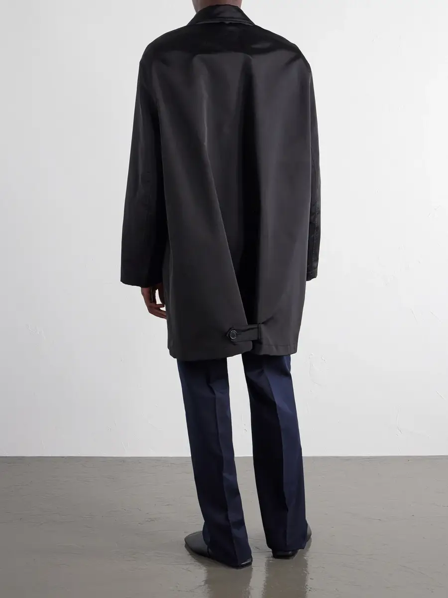 Loewe Logo-Embroidered Twill Trench Coat - Men | Thumbnail 4 Loewe Logo-Embroidered Twill Trench Coat - Men | Thumbnail 4