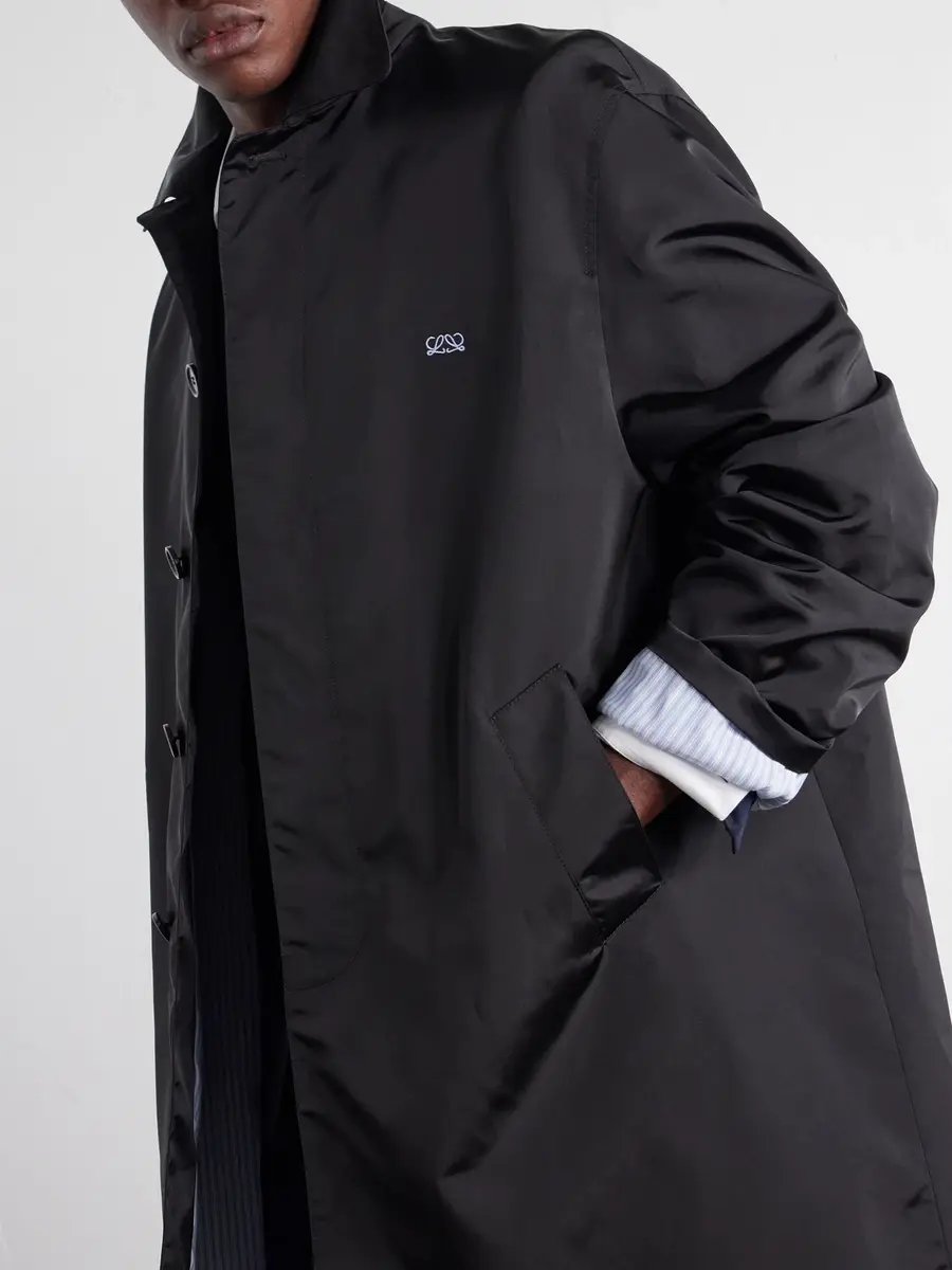 Loewe Logo-Embroidered Twill Trench Coat - Men | Thumbnail 5 Loewe Logo-Embroidered Twill Trench Coat - Men | Thumbnail 5