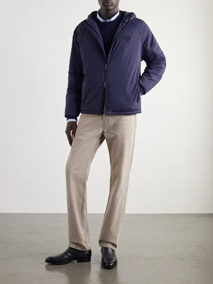 Burberry Logo-Appliquéd Shell Hooded Jacket - Men | Thumbnail 2 Burberry Logo-Appliquéd Shell Hooded Jacket - Men | Thumbnail 2
