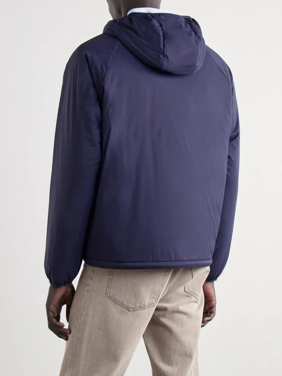 Burberry Logo-Appliquéd Shell Hooded Jacket - Men | Thumbnail 4 Burberry Logo-Appliquéd Shell Hooded Jacket - Men | Thumbnail 4