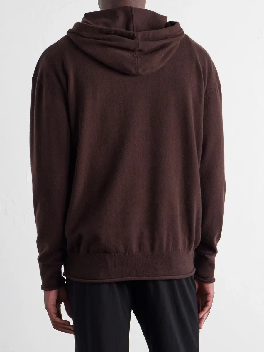 Loewe Anagram-Embroidered Cotton-Blend Hoodie - Men | Thumbnail 4