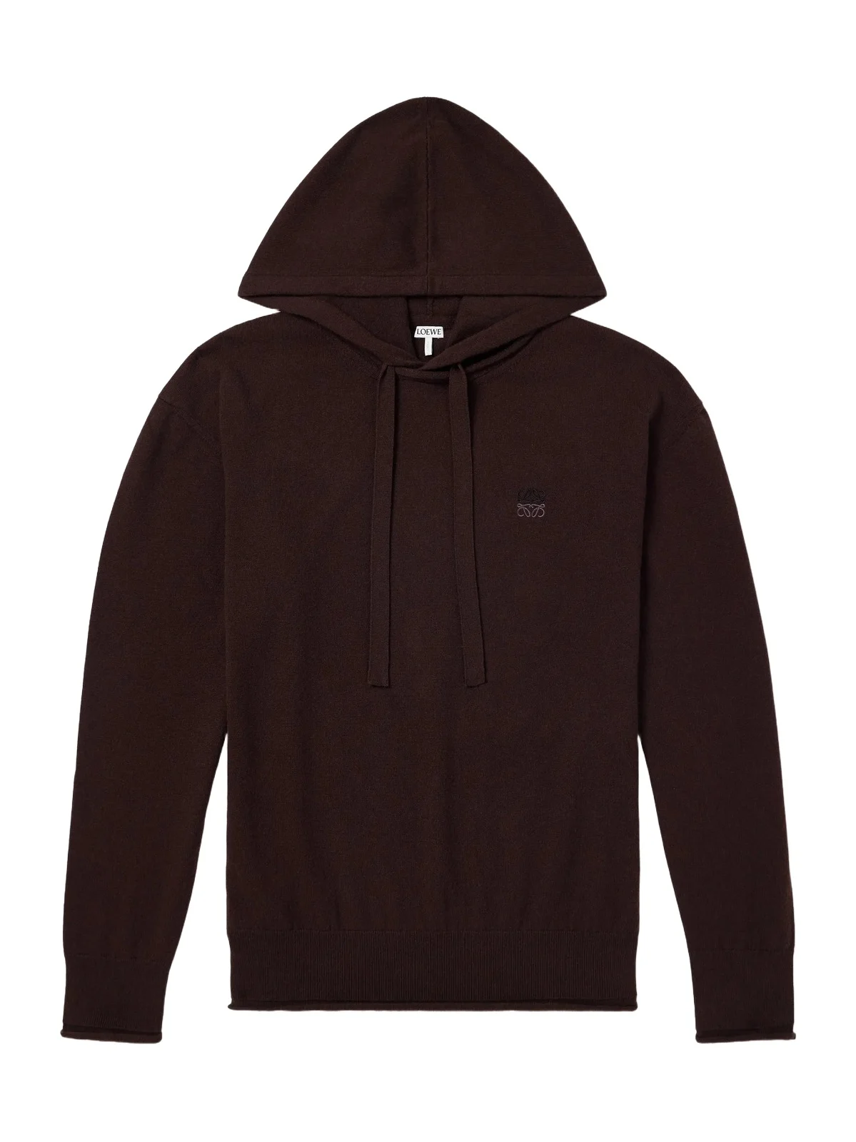 Anagram-Embroidered Cotton-Blend Hoodie - Men