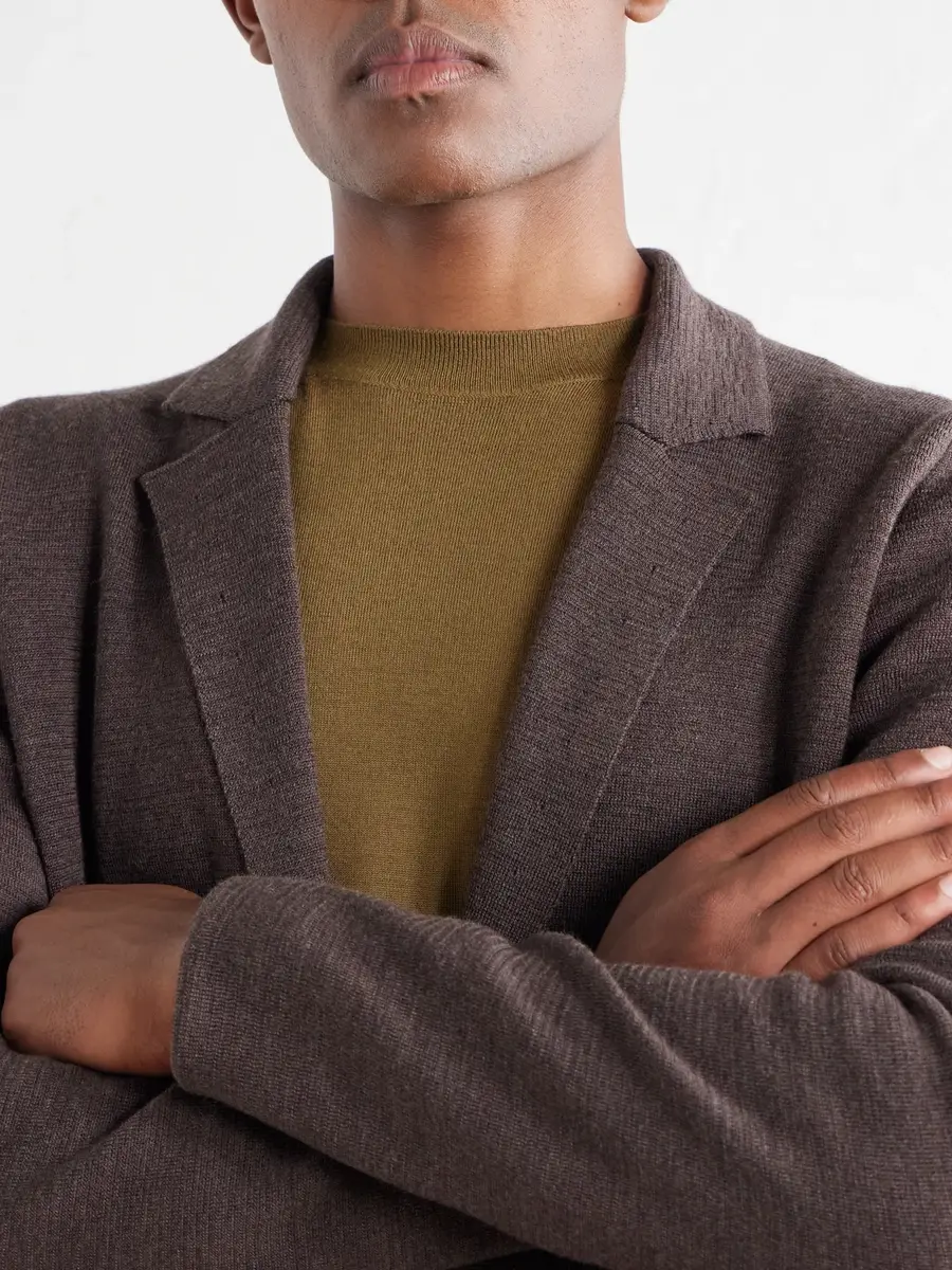 Slowear Zanone Merino Wool Blazer - Men | Thumbnail 5 Slowear Zanone Merino Wool Blazer - Men | Thumbnail 5