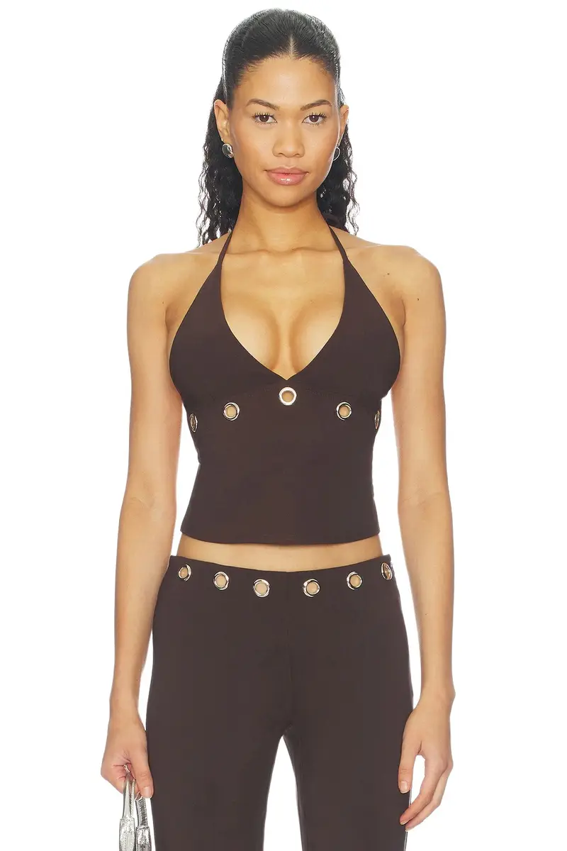 Tiger Mist Marren Halter Top