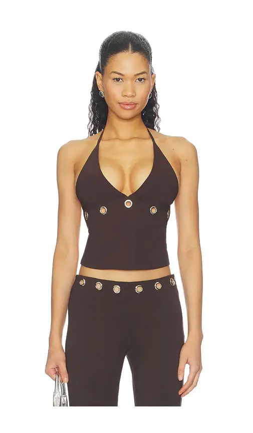 Tiger Mist Marren Halter Top | Image 1 Tiger Mist Marren Halter Top | Image 1