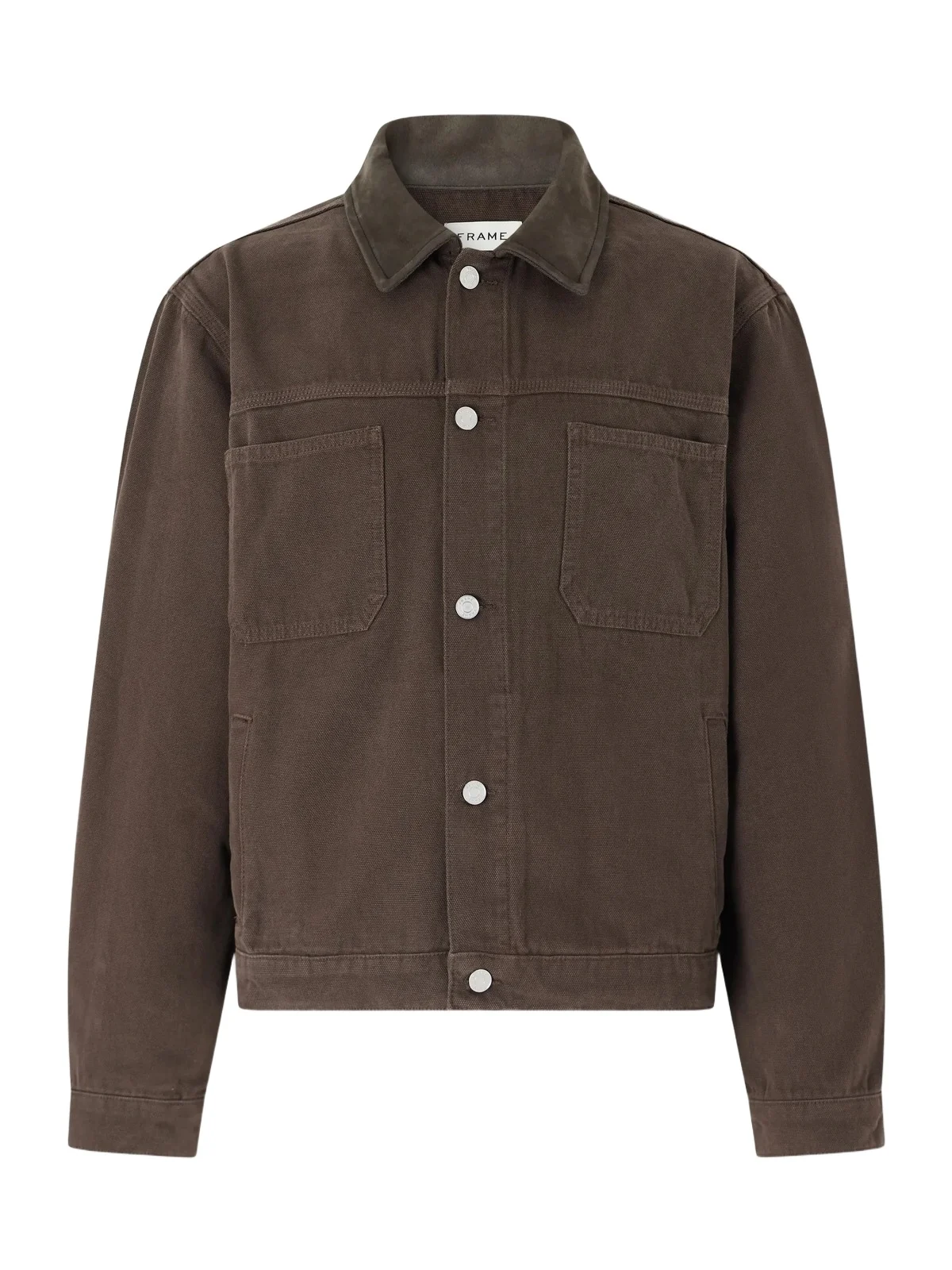 Suede-Trimmed Cotton-Canvas Jacket - Men Suede-Trimmed Cotton-Canvas Jacket - Men