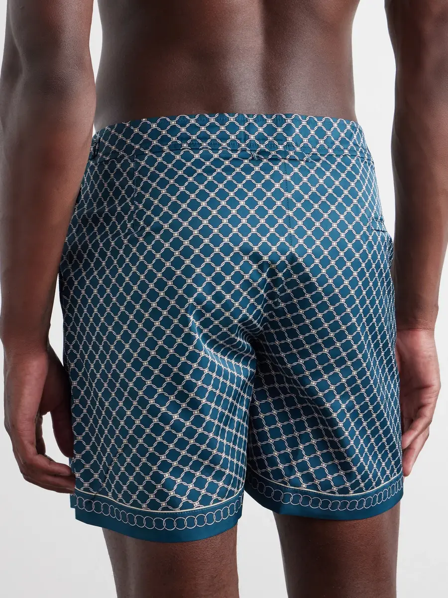 Orlebar Brown Bulldog Passetto Straight-Leg Mid-Length Printed Swim Shorts - Men | Thumbnail 3 Orlebar Brown Bulldog Passetto Straight-Leg Mid-Length Printed Swim Shorts - Men | Thumbnail 3