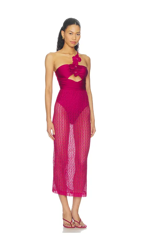 PatBo Petal Midi Dress | Thumbnail 2
