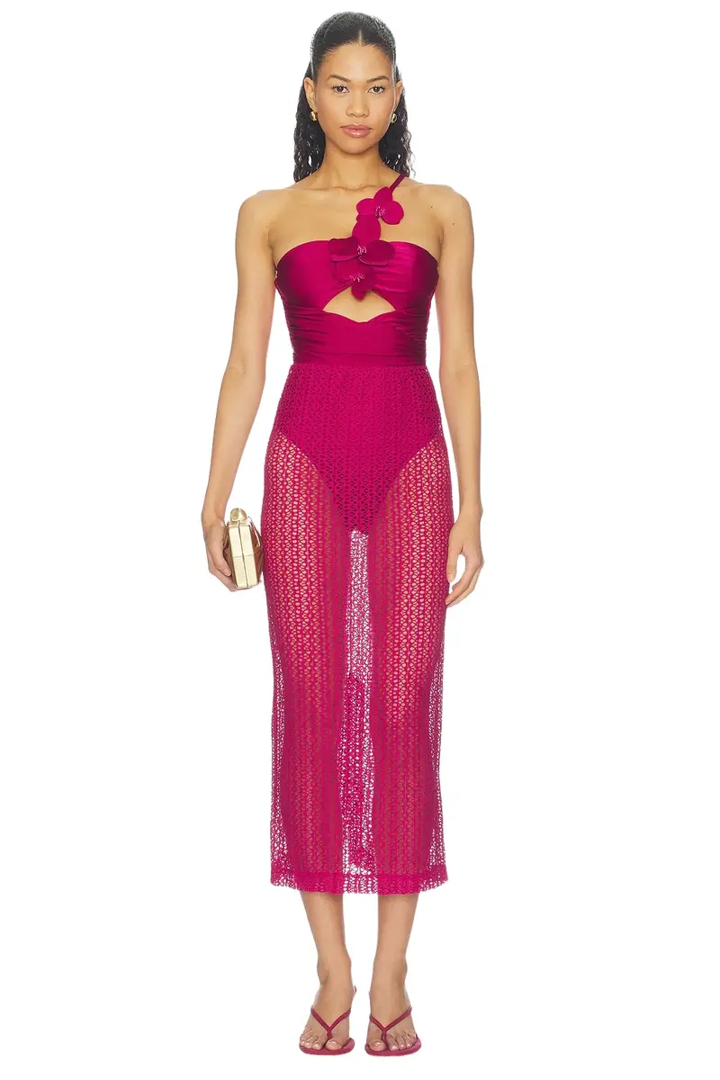 Petal Midi Dress