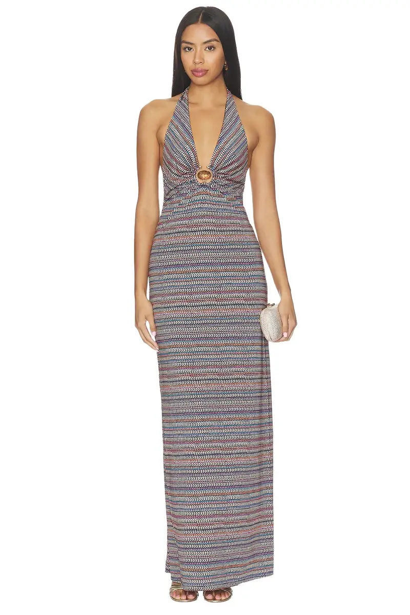 AFRM Huston Shiny Knit Dress