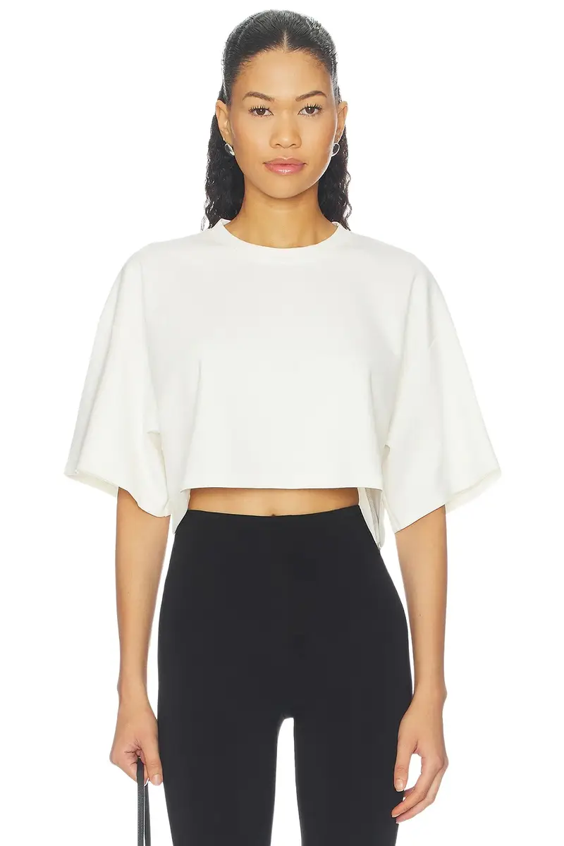 Ripley Rader Ponte Knit Crop Top