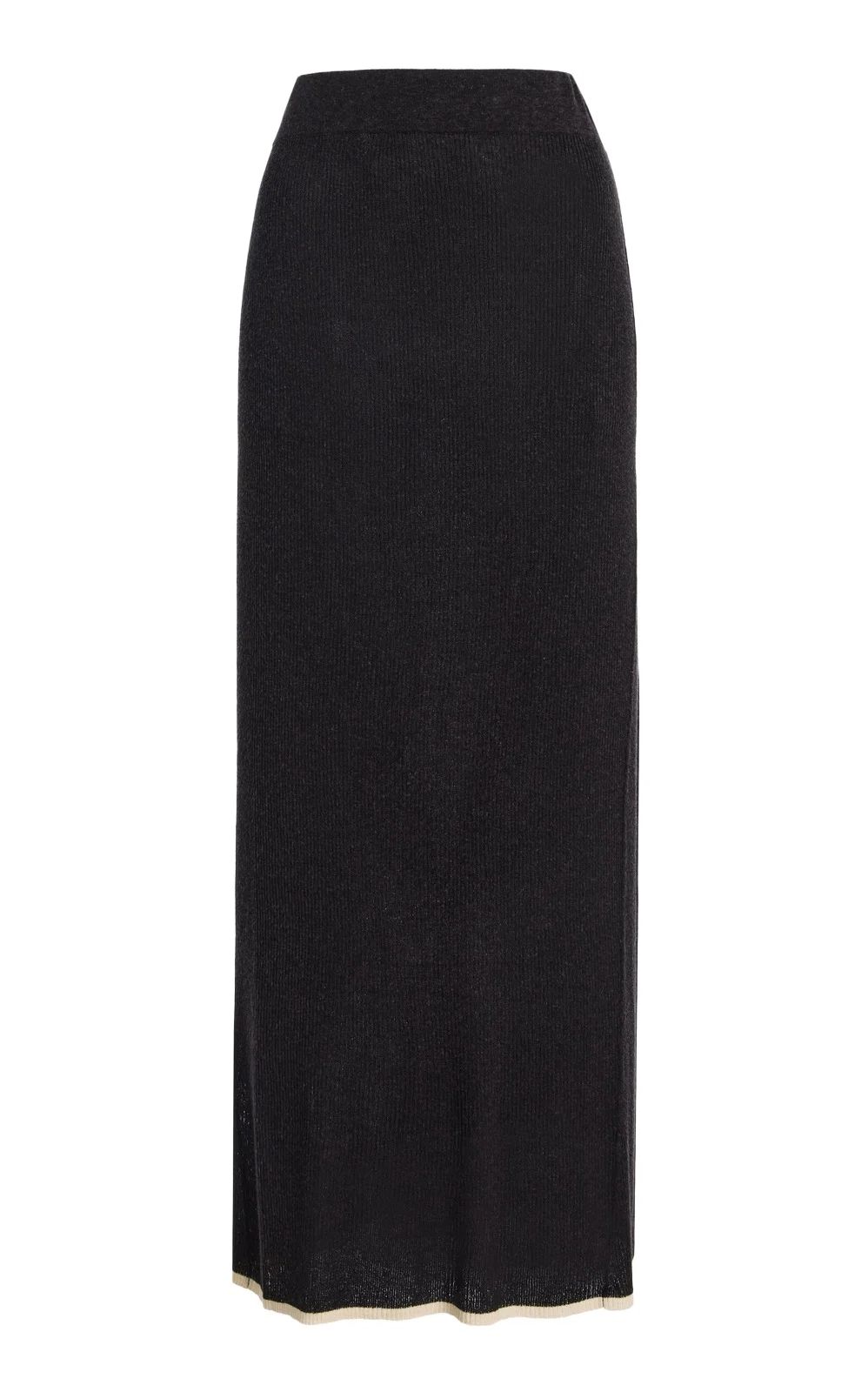 Bound Linen-Blend Knit Midi Skirt Bound Linen-Blend Knit Midi Skirt