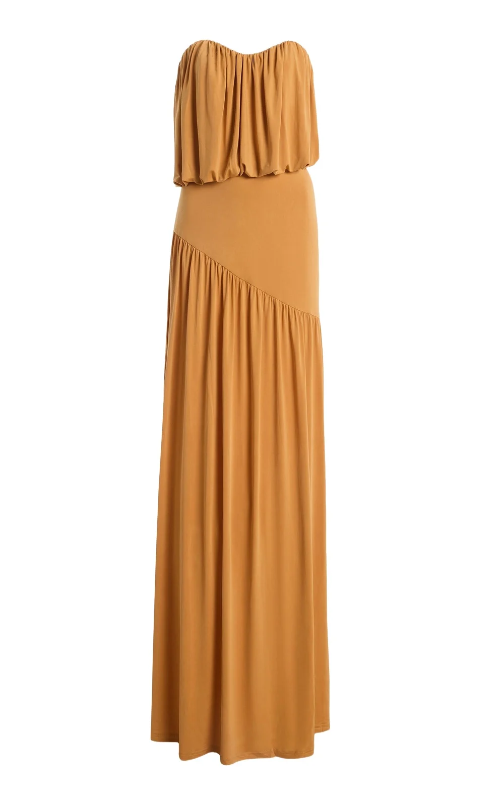 Withheld Gathered Crepe Maxi Dress Withheld Gathered Crepe Maxi Dress