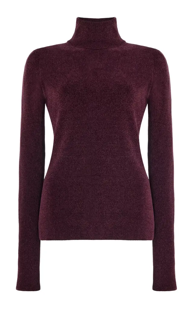 Gabriela Hearst Torcello High-Neck Silk Top